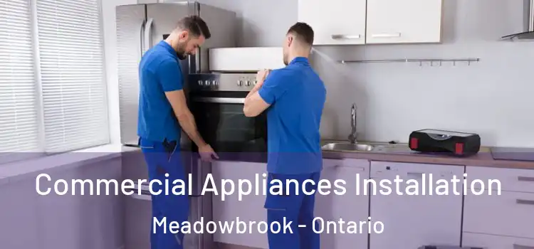 Commercial Appliances Installation Meadowbrook - Ontario