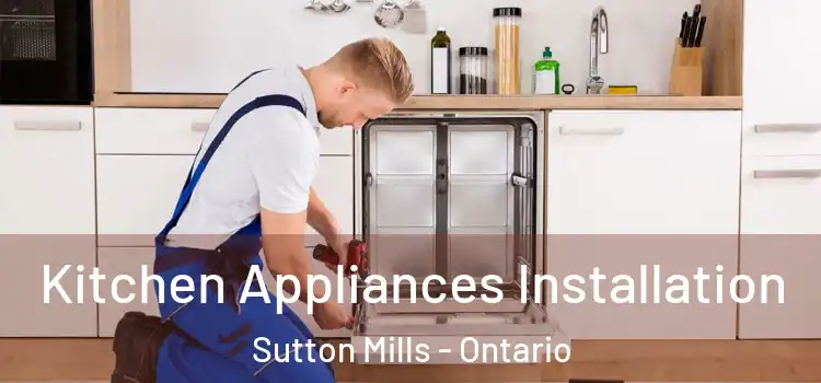 Kitchen Appliances Installation Sutton Mills - Ontario