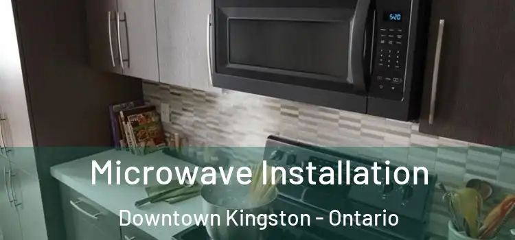 Microwave Installation Downtown Kingston - Ontario
