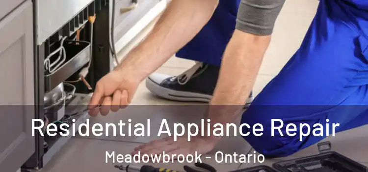 Residential Appliance Repair Meadowbrook - Ontario